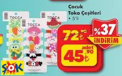 ÇOCUK TOKA ÇEŞİTLERİ 5'Lİ